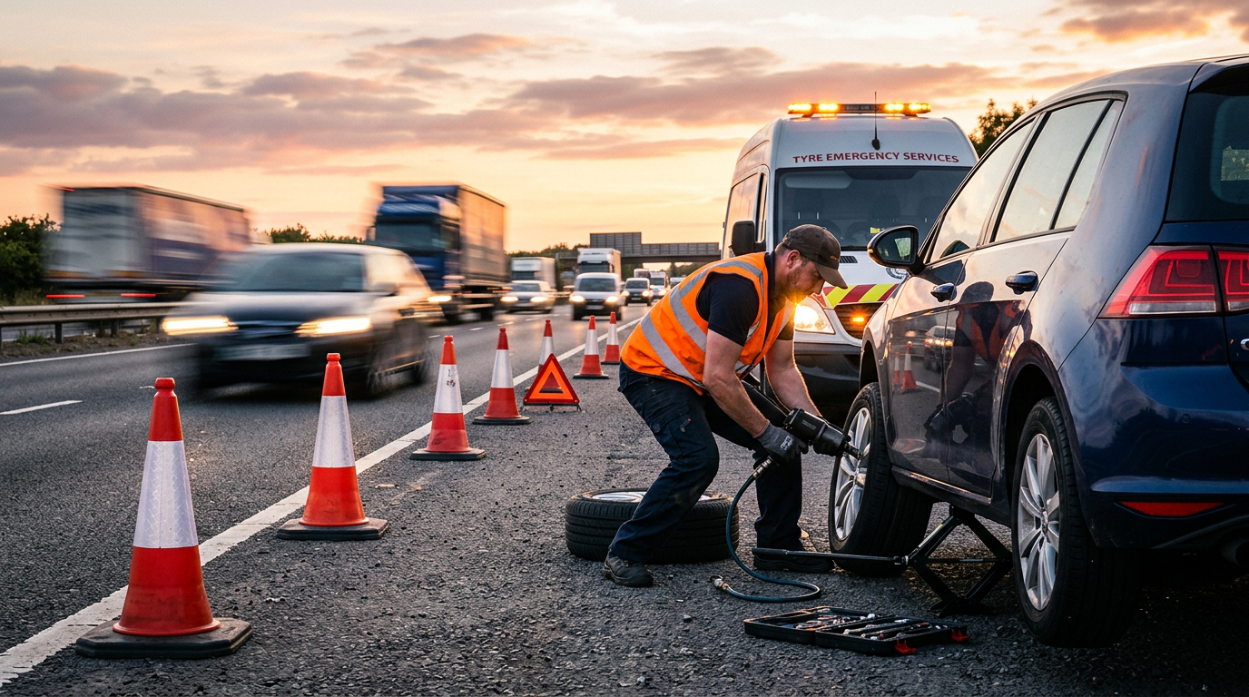 flat tyre london: home, work roadside Mobile Tyre Fitters London
